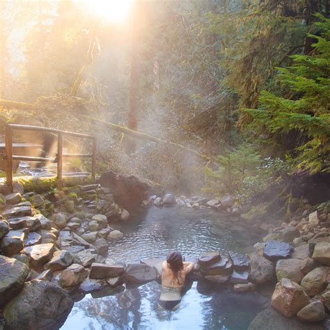 Magic fountsin of hot springs
